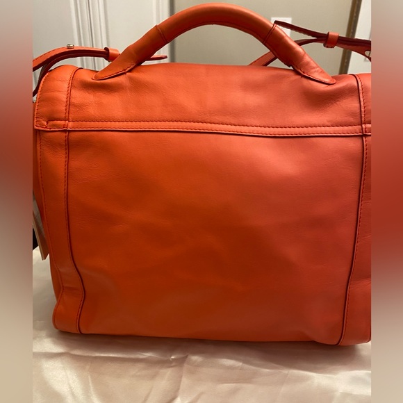 NWT SEE BY CHLOE Messenger Style Bag or Crossbody Georgia Peach Purse Handbag - Picture 3 of 14